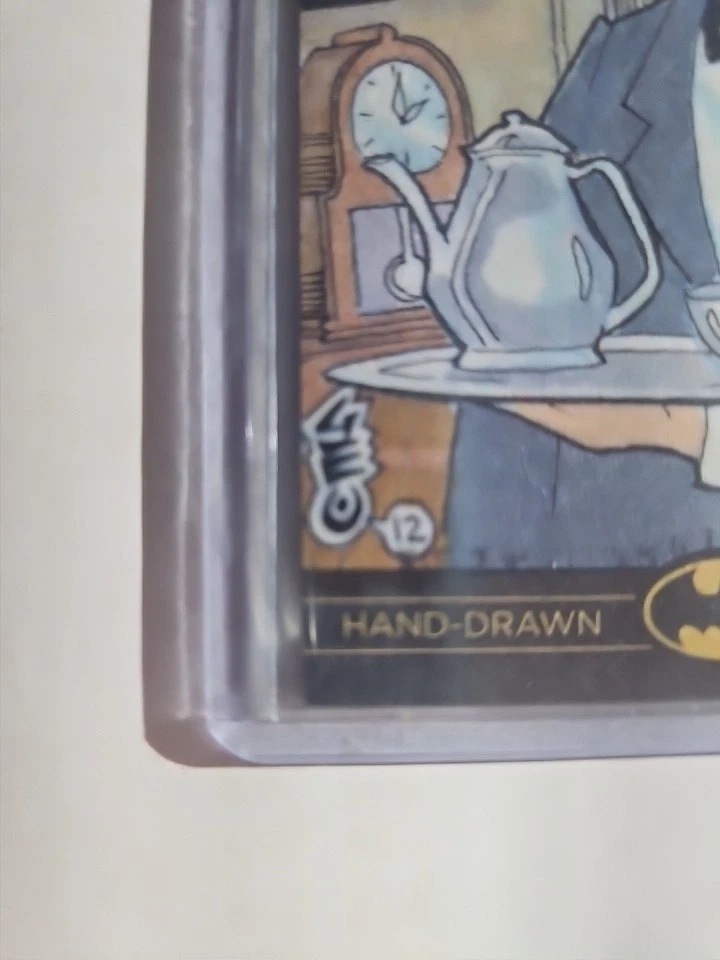 2012-13 Cryptozoic DC Batman: The Legend 1 Of 1 Sketch Alfred True 1/1 - Image 2 of 3