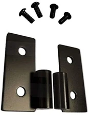 Crown Automotive RT34092 Door Hinge Bracket Set Black Stainless Steel