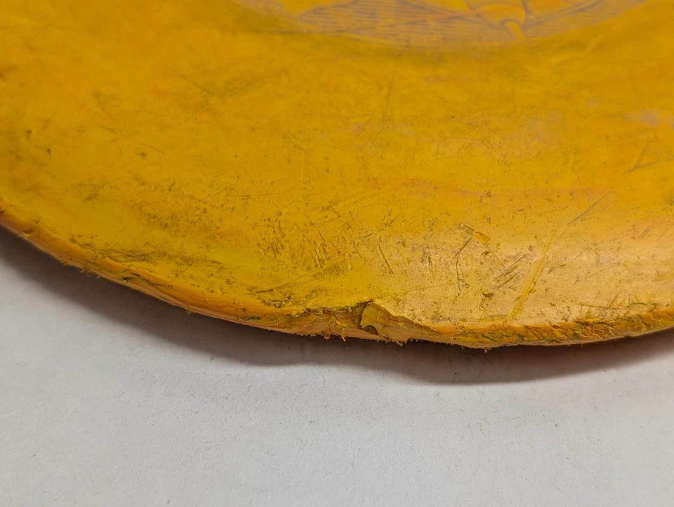 SR-71 BlackBird Vintage Orange Lightning Discs 172g Golf Disc Mid Range Driver - Image 2 of 4