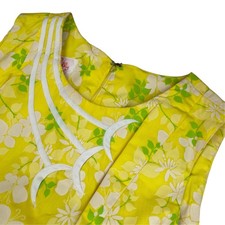 VTG 1960's Lily Pulitzer Women's Belted Shift Dress Yellow Floral   Size 10