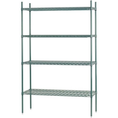 Fachboden Kühlräume Emaille gebacken Nylon beschichtet Regal 460 x 1520 mm