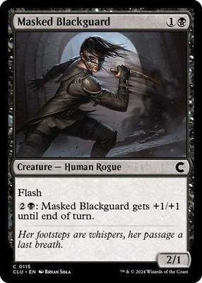 Masked Blackguard Ravnica: Clue Edition[CLU - 115] Common NM
