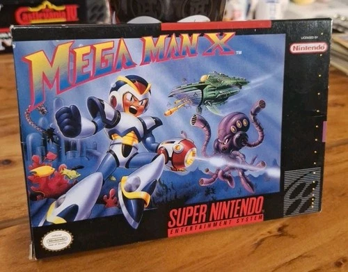 Mega Man X Super Nintendo SNES Complete CIB Tested Amazing Condition Authentic