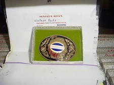 Oakland Logo VINTAGE 1970's Belt Buckle by Fisher USA Sq.