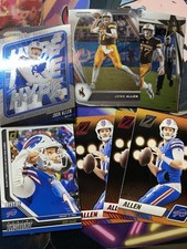 Josh Allen Lot Of Football Cards Buffalo Bills Panini Prizm Chrome Zenith Cards