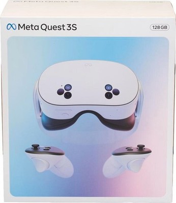 Meta Quest 3S 128GB VR Headset All in One Mixed Reality Schwarz