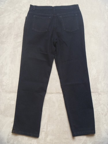 Gloria Vanderbilt Amanda Womens Jeans Size 14 Dark Blue Denim Inseam 29" - Picture 6 of 7