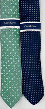 TWO CLUB ROOM Men's Regular Ties  NEW MSRP: 55.00 X 2  110.00