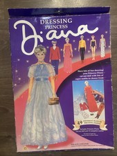 Dressing Princess Diana, Princess Diana Cut Out Doll 15 Outfits Memorabilia 1995