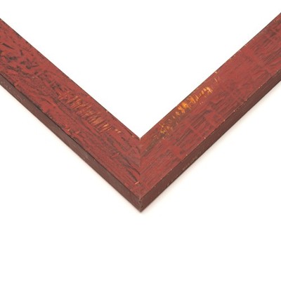 38x28 Frame Red Solid Wood Picture Frame Width 1.125 Inches | Interior Frame Dep