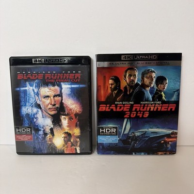 2 Movie Set BLADE RUNNER Final Cut & 2049 4K Blu-ray With Slip