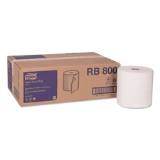 Tork RB800 Advanced 7.88" x 800' 1-Ply Hardwound Roll Towel - WHT (6/CT) New
