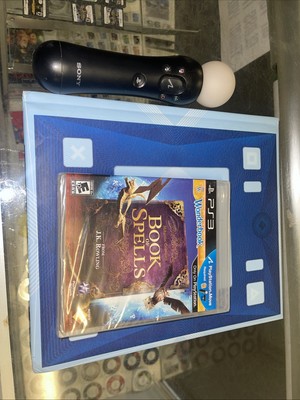 Sony PlayStation Move Motion Controller, (Tested) & Book Of Spells & Wonderbook