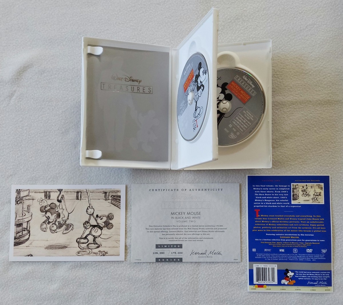 Walt Disney Treasures DVD Collection Lot Mickey Mouse Donald Duck