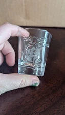 FIREBALL WHISKEY 3D FIRE BREATHER DRAGON SHOT GLASS "B" LIMITED EDITION