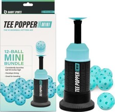 Bandit Sports Baseball Training Mini Tee Popper Bundle, Hitting Tee for Perfe...