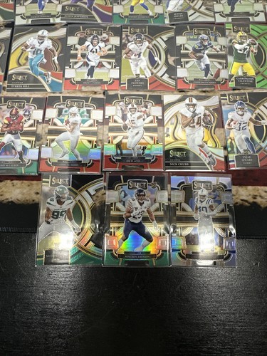 Select Card Inserts Lot Of 26 NFL Select Cards Multi-Year/Player/Team Inserts/Silver/Die ...