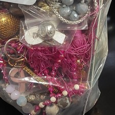 2 Lb Vintage/Now Jewelry Lot Most Wear/Resell Some Repair Harvest Tangled CC 