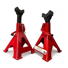3 Ton Jack Stands 6,600 lbs - Heavy Duty Car Jack 3 Ton Double Locking Red