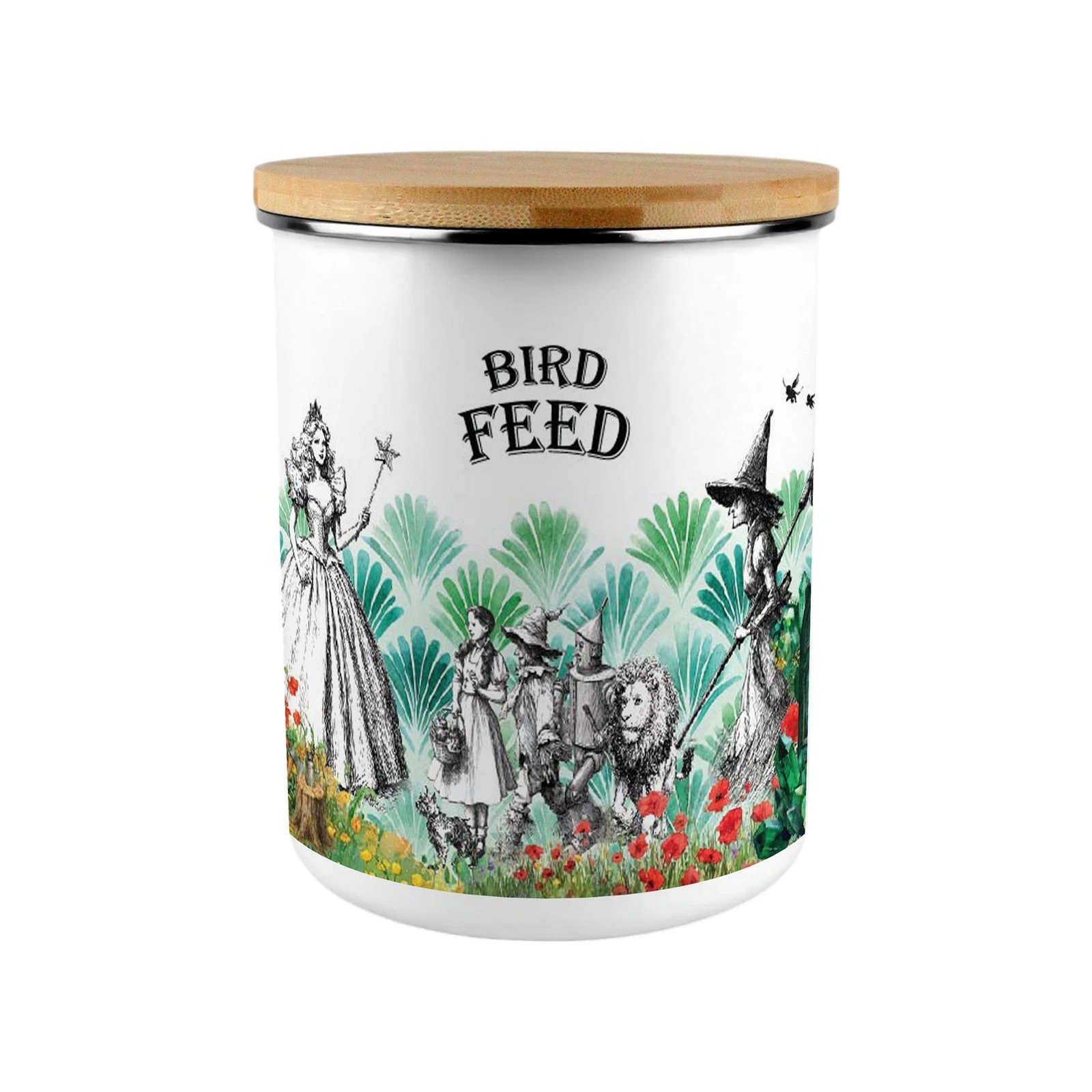 Wizard of Oz Bird Feed Tin - Extra-Large Storage Container Gifts