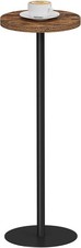 TUTOTAK Tall Round Side Table, Small End Table, Drink Table, Pedestal Side Tabl