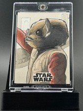 Topps Star Wars Kabe Sketch Card by Eric Lehtonen