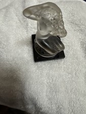 Lalique Nude Lady With Hand On Head, Collectors Signed.