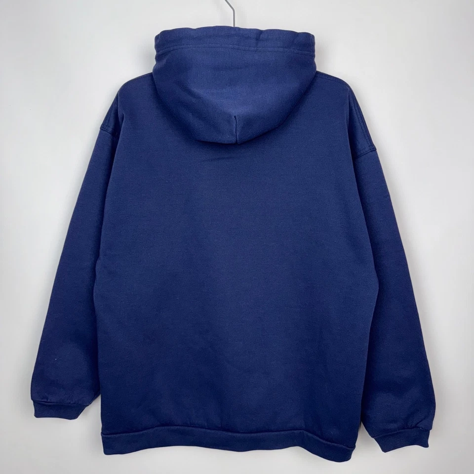 RIP CURL AUSTRALIA SURFER HOODIE VINTAGE NAVY BLUE sz L MEN - Image 3 of 4