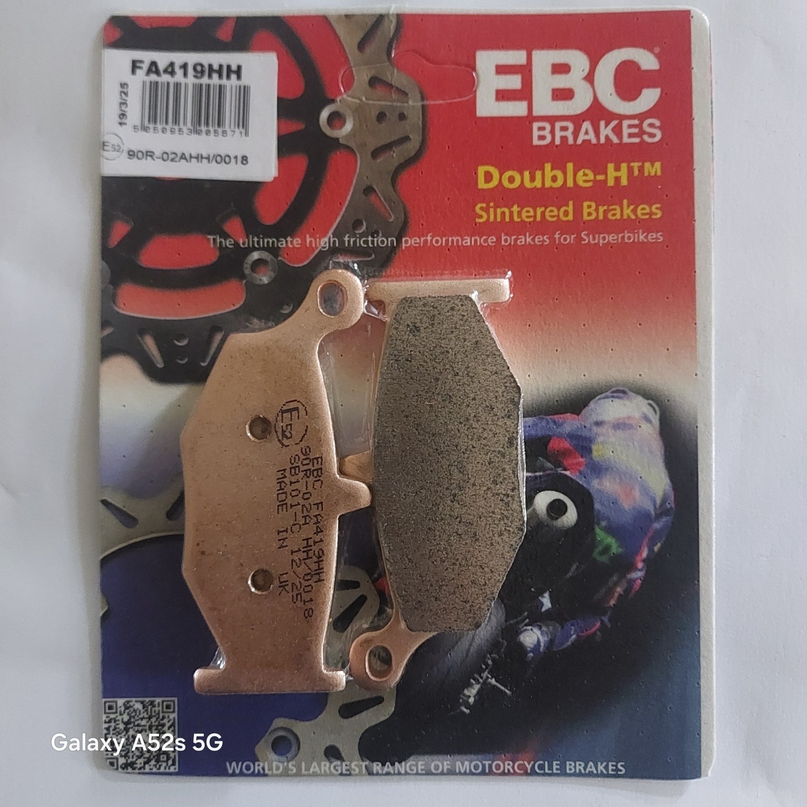 EBC Brake Pads for Suzuki GSXR 750 HH Rear 2006 2007 2008 2009 2010