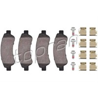 Topran BremsbeläGe Hinten FüR Fiat Ducato Pritsche/Fahrgestell Peugeot