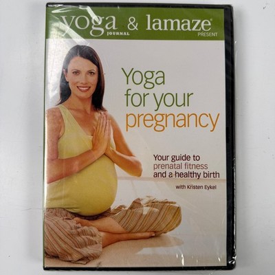 Yoga for Your Pregnancy DVD 2004 Kristen Eykel Lamaze Prenatal Postnatal Fitness