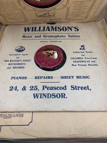 HMV His Masters Voice Records Vintage Gramophone Box Job Lot - Picture 14 of 24