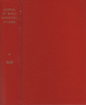 Journal of Early Christian Studies, 4. Clark, Elizabeth A. and Everett Ferguson