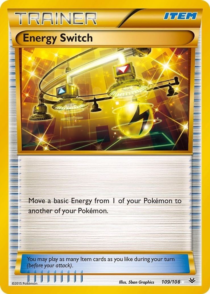 Energy Switch - 109/108 - Pokemon Roaring Skies XY Secret Rare Card NM