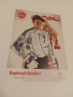 Raphael Schäfer - 1. FC Nürnberg - 2009-2010 - original Autogramm