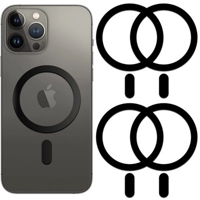 Python Trend One Metal Ring Compatible with MagSafe Sticker Designed Black 4 