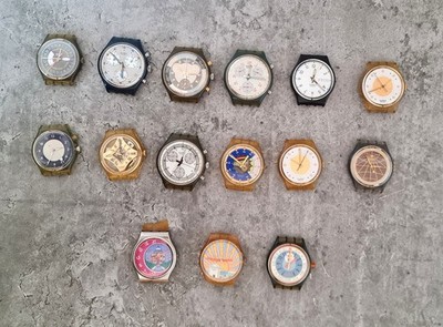 Swatch Uhren Konvolut 15 Stück 90er Jahre Für Bastler/ Ungetestet 