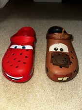 Lightning Mcqueen And Tow Mater Crocs Pair