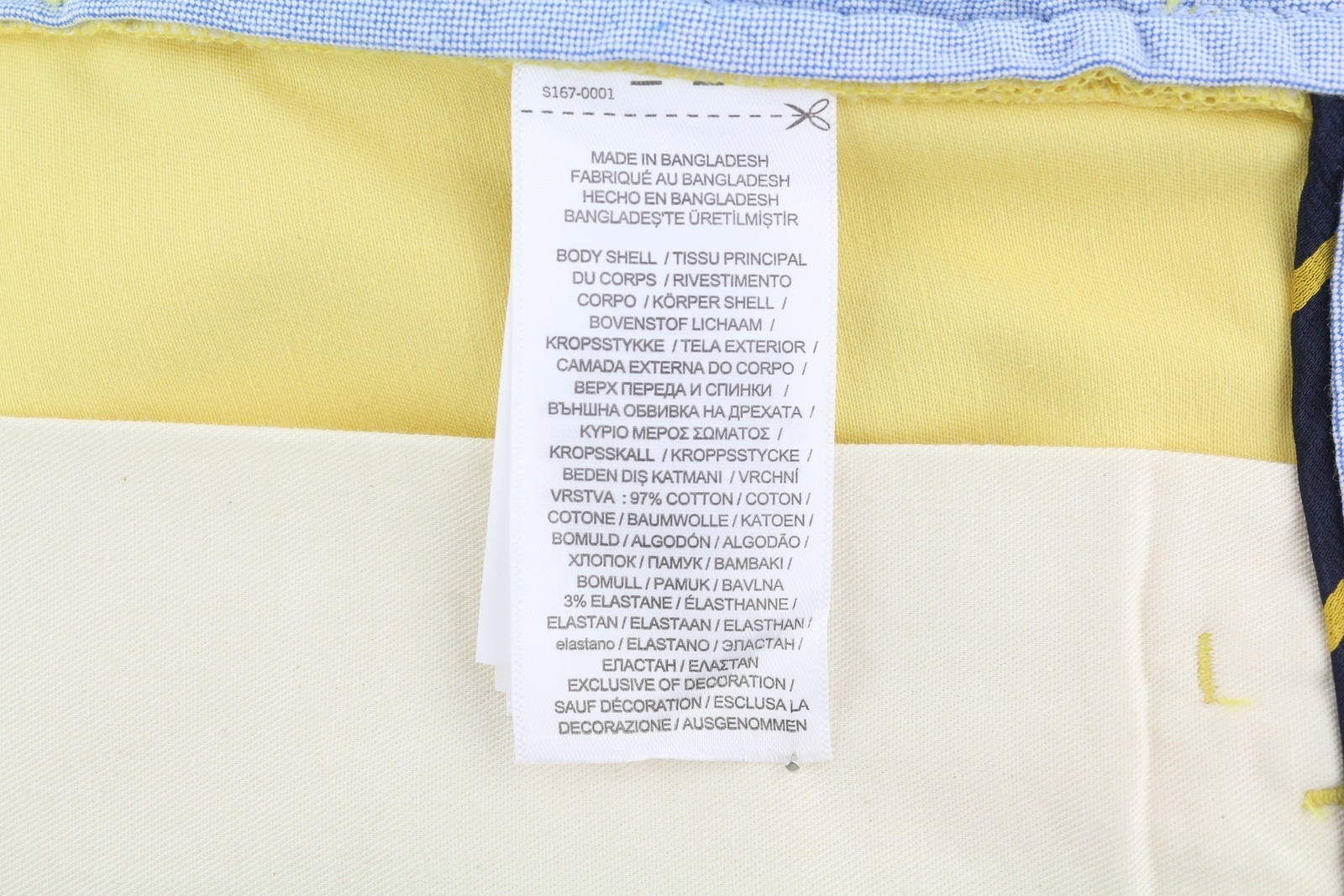 RALPH LAUREN Men's Shorts W29 Yellow Bedford Stretch Chino RRP196 * image 9