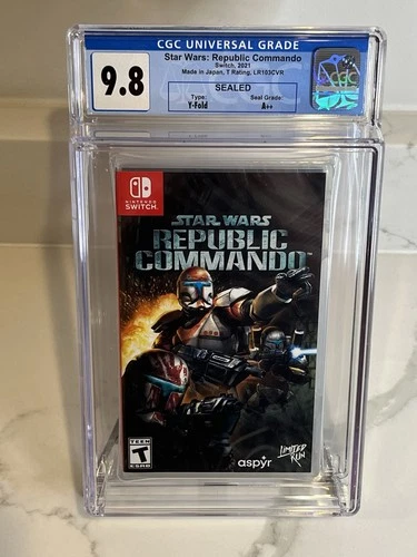 Star Wars Republic Commando - 2021 Nintendo Switch - CGC GRADED 9.8 A++