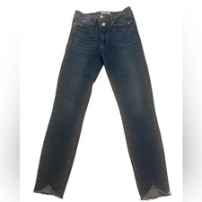 PAIGE Midnight Blue Cropped Jeans