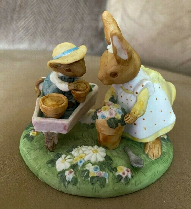 tiny talk spring series V mice gardening