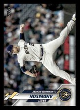 2020 Topps Update #U-275 Brett Anderson Milwaukee Brewers