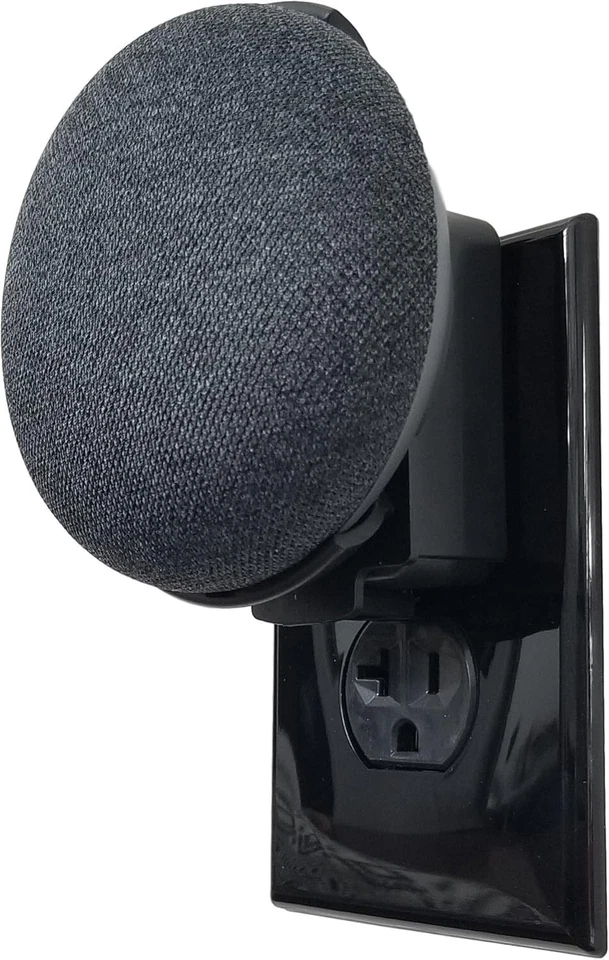 Versatile Wall Hanger Stand for Google Home Mini - Fits Any Outlet Configuration - Image 3 of 4