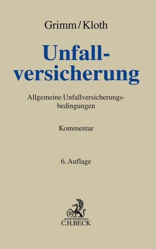Thumbnail - Unfallversicherung Wolfgang Grimm (u. A.) Buch Grauer Kommentar Xxvi