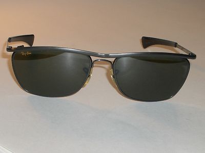 VINTAGE B&L RAY BAN W1308 G15 BLACK RECTANGULARS OLYMPIAN II VINTAGE B&L RAY BAN W1308 G15 BLACK RECTANGULARS OLYMPIAN II