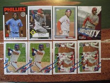 8 - Bryce HARPER 2021 Topps Cards -1952, 1986 Holiday Base Zero Sixty Phillies