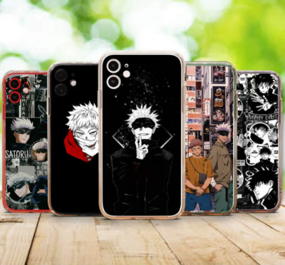 Comic Anime Jujutsu phone case for iPhone 16 15 14 13 12  Pro Max Pro 15 Samsung