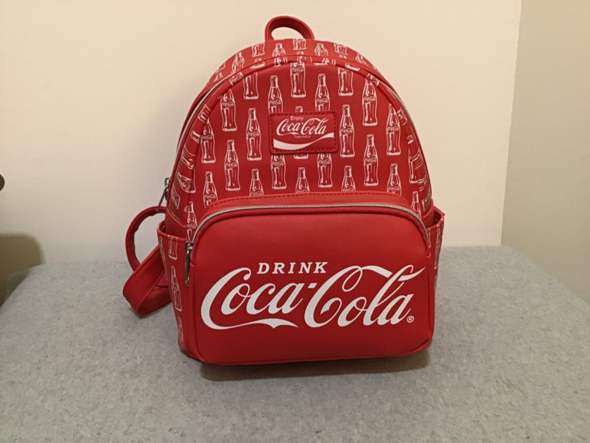 coca cola mini backpack Funko Coca-Cola Mini Backpack Red and White Coca Cola NEW! #BxA-3