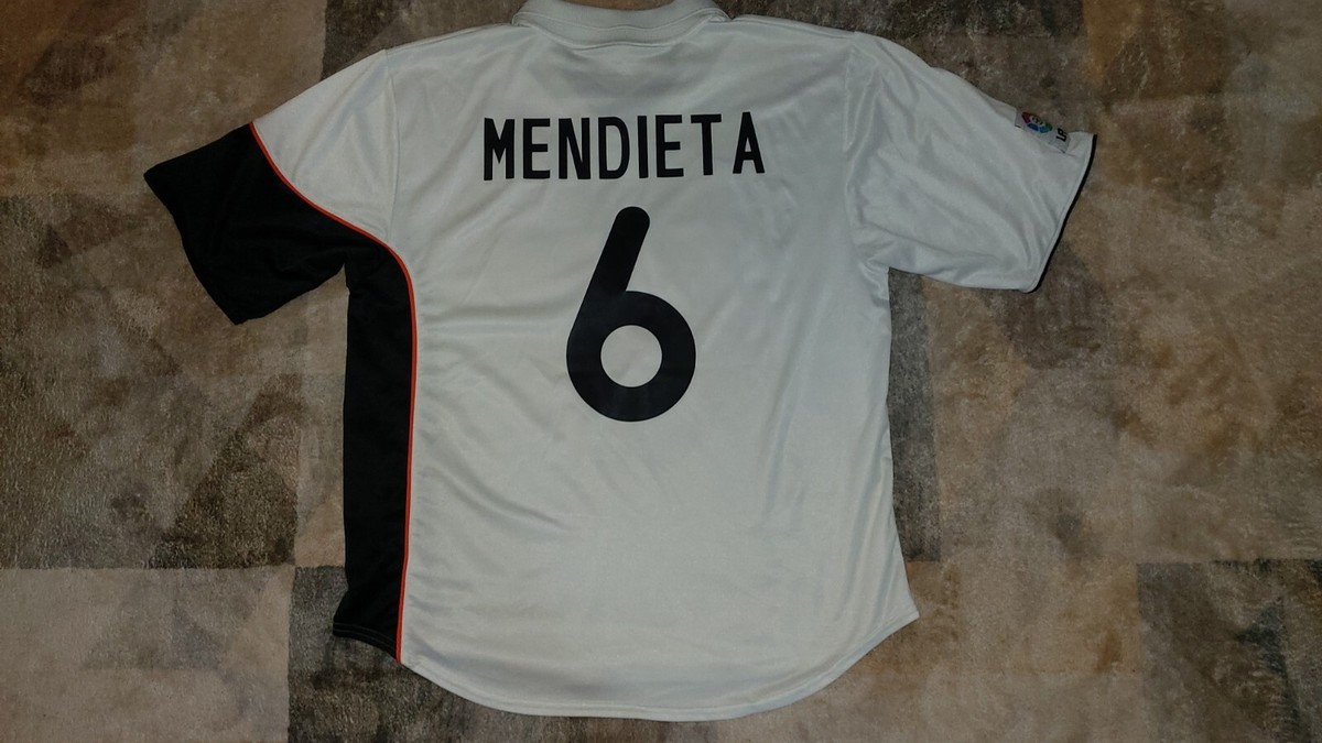 Nike Valencia 2001-02 home Gaizka Mendieta football shirt